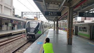 [代打] 台鐵 縱貫線北段 108次 EMU924 駛入/駛離中壢站 EMU900_IGBT-VVVF