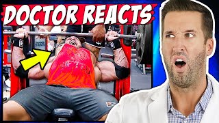 ER Doctor REACTS to Most PAINFUL Gym Fails Ever