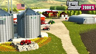 BUILDING A BIG AMERICAN FARM FROM SCRATCH! ($2,000,000) | FARMING SIMULATOR 2000'S