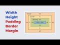 Learn CSS Box Model - Padding, Border, Margin, Width, Height