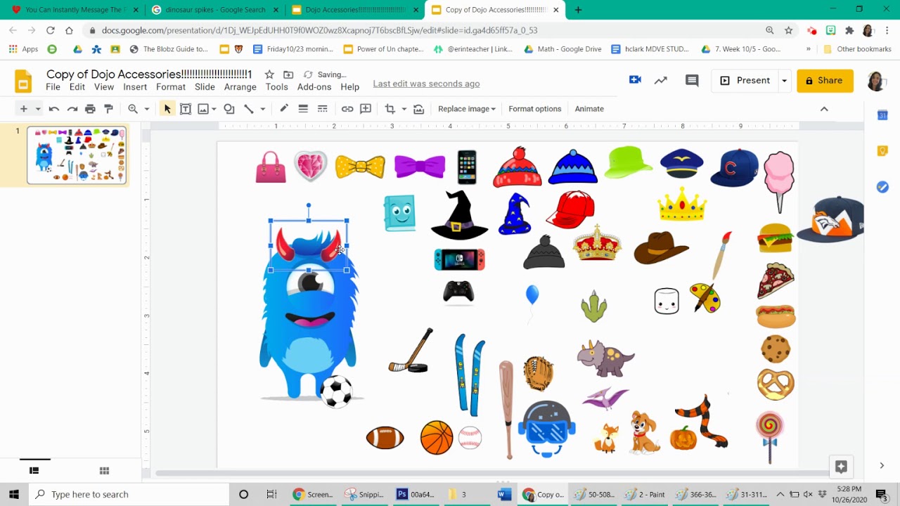How To Customize Your Class Dojo Monster Youtube