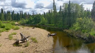 ХАРИУС ОДИН ЗА ДРУГИМ, СНАСТИ В ДУГУ | ЧАСТЬ ВТОРАЯ | ВОДОМЕТНАЯ ЛОДКА ИЗ ПНД