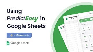 PredictEasy's Google Add-On:The Ultimate Tool for Streamlining Predictive Analytics in Google Sheets
