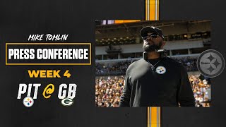 Steelers Press Conference (Week 4 at Packers): Coach Mike Tomlin | Pittsburgh Steelers