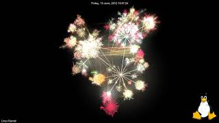 Linux Kernel Development Visualization (git commit history 17.04.2005-28.05.2020)