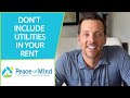 Should You Include Utilities In Your Rent?