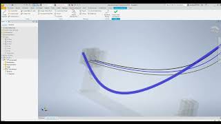 Wire & Cable Routing Test in Autodesk Inventor.