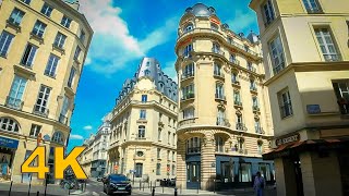 Walking tour in Paris - Rue des Petits-Champs 4K