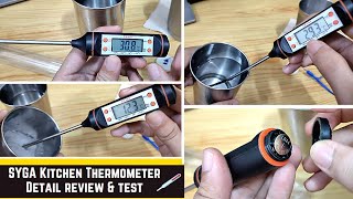 Water Thermometer  -- SYGA Kitchen Thermometer Digital Multi-Functional with Instant Reading review.