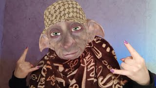 ASMR Dobby doing your makeup with the wrong props