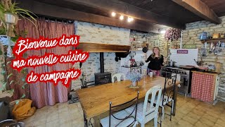 RÉNOVATION ET AMÉNAGEMENT DE NOTRE CUISINE DE CAMPAGNE -