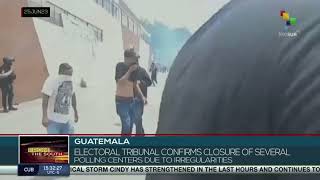 Guatemala: Several polling stations closed in one municipality due to irregularities