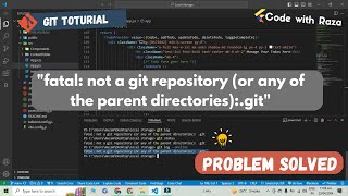 How to solved fatal: not a git repository (or any of the parent directories):.git |GitHub tutorial.