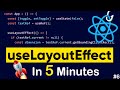 useLayoutEffect React Hooks in SIMPLE WAY | React Hooks #6