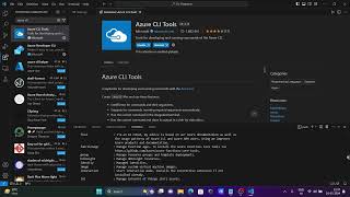 How to install azure cli in vscode
