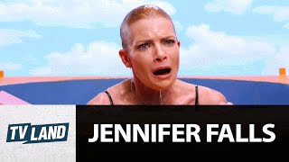 Jennifer Falls: Dunk Tank with Jaime Pressly \u0026 Jessica Walter | TV Land