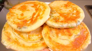 Scallion pancakes are also called scallion hand-caught pancakes! In this way, no need to knead 