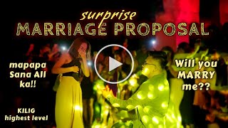 Surprise Marriage Proposal | Nakakakilig | Sana All