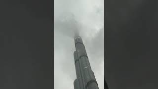 @Dubaimall #dubai Thunderbolt at burj khalifa | dubai | UAE | tufani barish in dubai