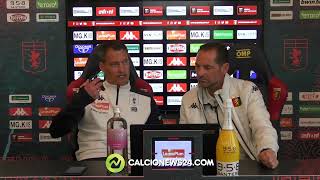 Conferenza stampa Blessin pre Genoa-Cagliari: “Col Cagliari partita che vale sei punti”