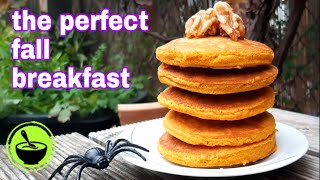 pumpkin pancakes, we want to have all the time