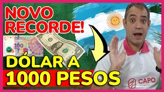 🚨 URGENTE: O DÓLAR EXPLODIU NA ARGENTINA! Dólar Atinge Cotação Histórica de 1000 para 1 na Argentina