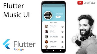 Flutter Music UI - Speed Code