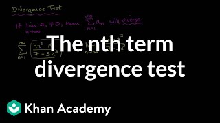 nth term divergence test | Series | AP Calculus BC | Khan Academy