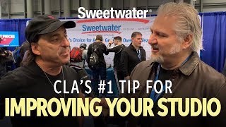 Sweetwater at AES 2019 — CLA's #1 Tip to Improve Your Studio