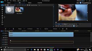 How to sync audio to video with cyberlink PowerDirector 15