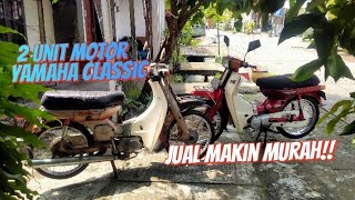 JUAL MURAH‼️HARGA ANJLOK | 2 MOTOR YAMAHA V75 \u0026 YAMAHA V80 SUPERDELUXE