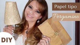 👉 Como hacer Papel tipo PERGAMINO, paso a paso