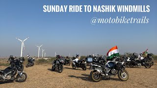 Sunday Ride to Nashik Windmills - @motobiketrails