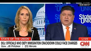 JB Pritzker Calls Out Trump's Immigration Threats To Blue States