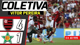Gols e Melhores Momentos de Flamengo 4x1 Portuguesa - Coletiva do Vitor Pereira AO VIVO