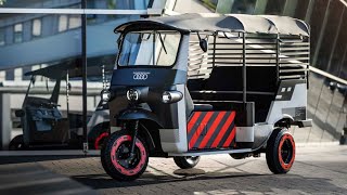 Nunam electric rickshaw with Audi batteries Slideshow