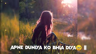 New Female version Love + Sad song whatsapp status 😍❤️| Hindi ringtone 😍| new female status