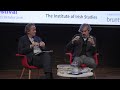 Sebastian Barry in conversation with Professor Roy Foster