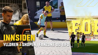 Innsiden av LSK-Brann: Ylldren i shopen, Fanzone og tifo