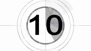 10 Seconds Countdown Timer - white