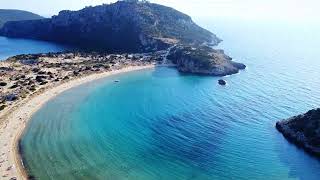 παραλία Βοϊδοκοιλιας (voidokilia beach) mavic mini drone video