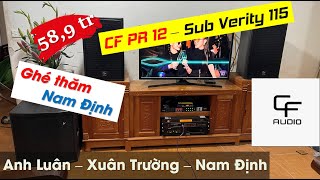 Dàn loa karaoke gia đinh CF PR12-SUB VERITY 115 Tinh tế,Sắc nét đến từng chi tiết- 0974743311