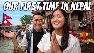 Our FIRST TIME In Nepal 🇳🇵Magical First Day In KATHMANDU