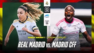 Real Madrid vs. Madrid CFF | Liga F 2023-24 Matchday 13 Full Match