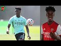 Lokonga Takes Part In First Training Session | Welcome To Arsenal Albert Sambi Lokonga