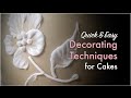 Quick & Easy Decorating Techniques for Cakes (How-to) Quick & Easy Decorating Techniques for Cakes (How-to)