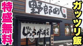 【ガツ飯】野郎盛り生姜焼き！ご飯特盛！最高すぎる絶品定食をいただきます！【飯テロ】【野郎めし】