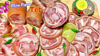 Tai Heo Cuộn Giò- Thịt Nguội kiểu người Hoa lạ miệng giòn ngon sật sật - Ham is so fragrant