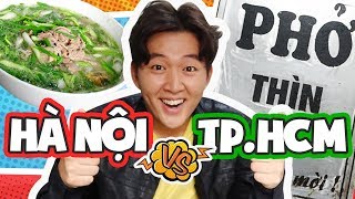 PHỞ THÌN HÀ NỘI VS SÀI GÒN | LẦN ĐẦU NGƯỜI HÀN ĂN PHỞ THÌN | CHÁP CHÁP CÙNG WOOSSI