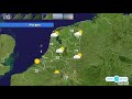 weerbericht maandagochtend vrijwel droog en regelmatig zon